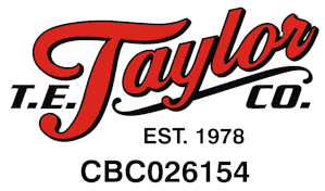 T.E. Taylor Co. - PO Box 621 - Brandon, FL  33509 - Phone: 800-277-8458 / Fax: 813-651-0681